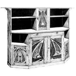 Quality Victoria Era Oak Furniture cabinet designs - Simple to Build