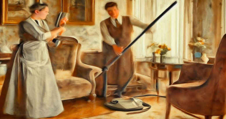 Demonstrating the operation of a Vacuum Broom
