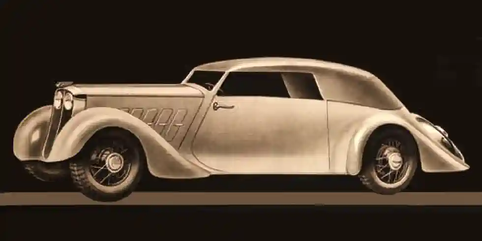Amilcar Pégase 1936 Cabroliet brochure diagram