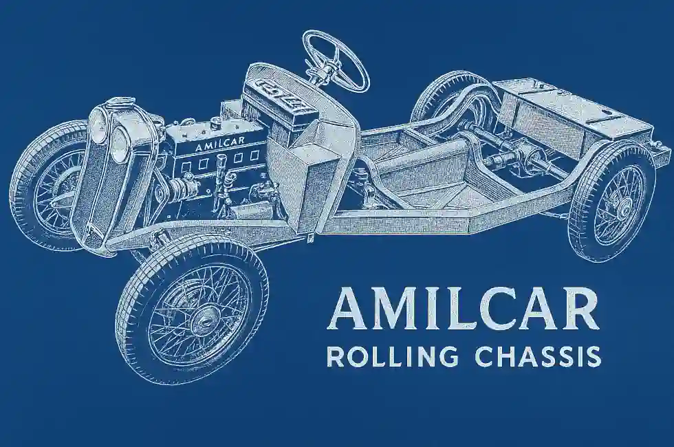 Amilcar Pégase 1936 Chassis diagram