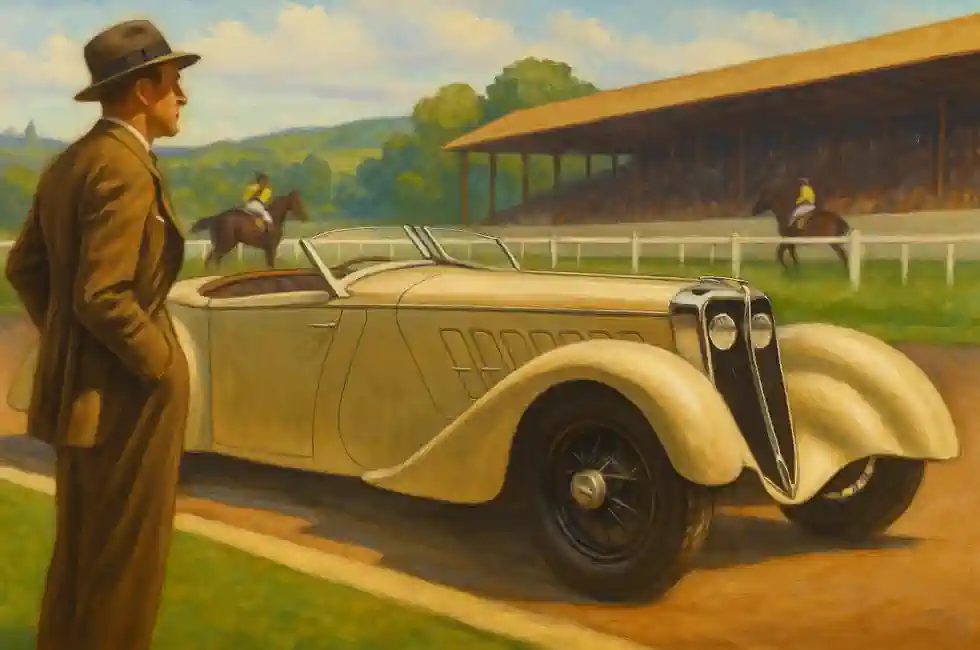Amilcar Pégase 1936 Sport Convertible brochure diagram
