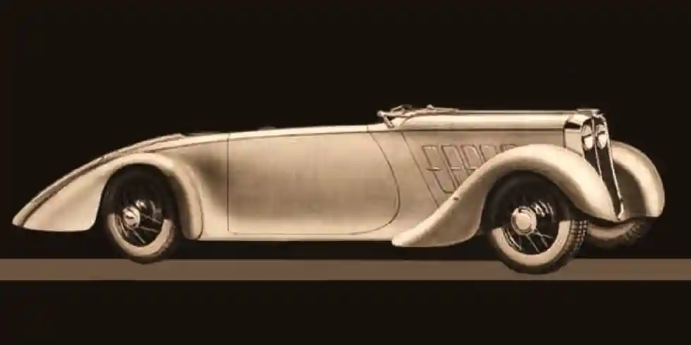 Amilcar Pégase 1936 Sport Convertible brochure diagram