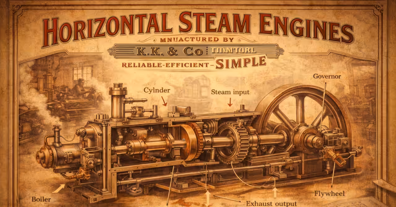 Advertisement revealing internal workings of a historical machine