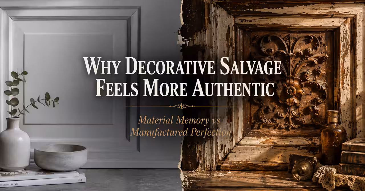 Victorian carved timber fretwork panel displayed in a warm Arts and Crafts interior with soft lighting and layered decorative textures.