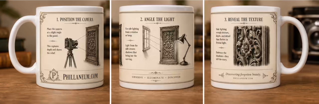 Decorative Furniture Panel Photography Guide Mug