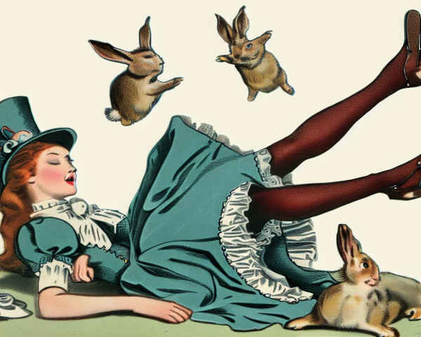 Mary Toft giving birth to rabbits