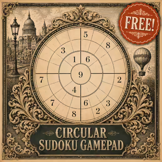 Printable Circular Sudoku Gamepad