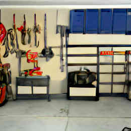 Artists impression of a home garage