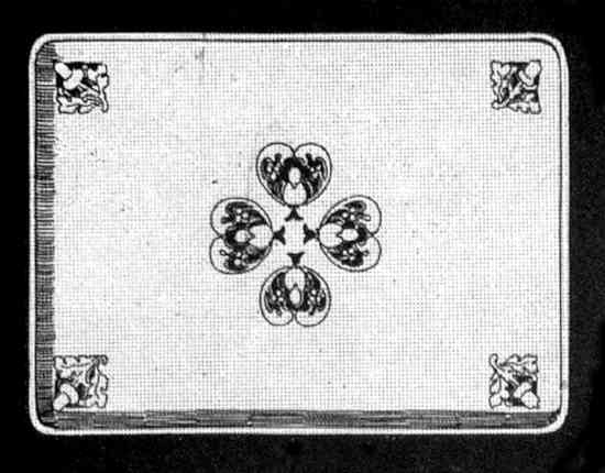 Tray insert with marquetry paiting