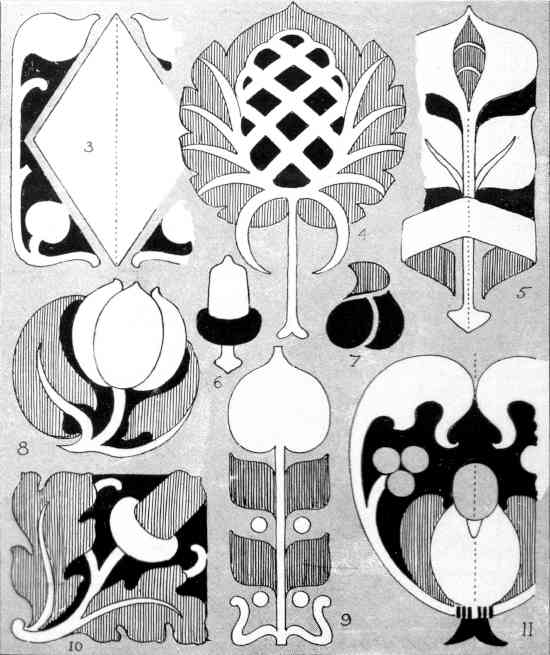 Suggested patterns for Marquetry Painting
