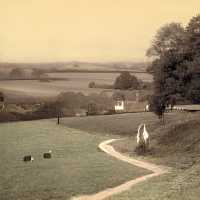 AI generated period rural landscape