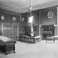 Artists impression of Kodak reception room in 1902