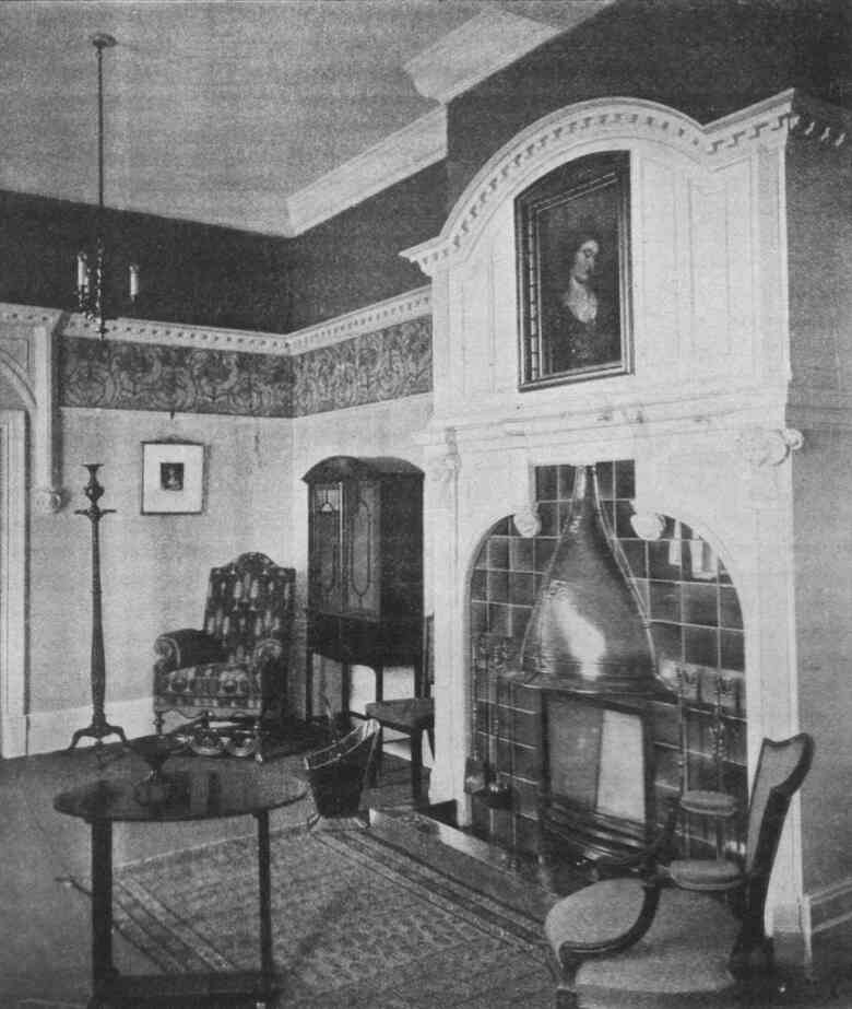 A Gothic Drawing Room by Messrs. Story