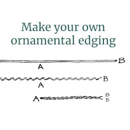make your own ornamental edging