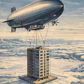 Building the North Pole: A Colony Delivered by Airship