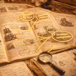 Trade journals and notes revealing patterns and usable ideas