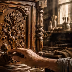 Forgotten Victorian Panels Hidden Inside Old Furniture