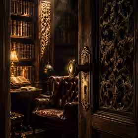 Secret Library Interior Atmosphere Collection