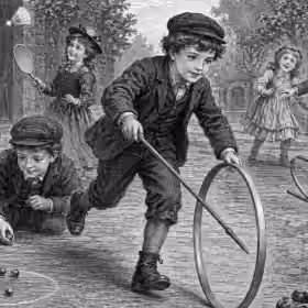 6 Common Victorian Children's Games